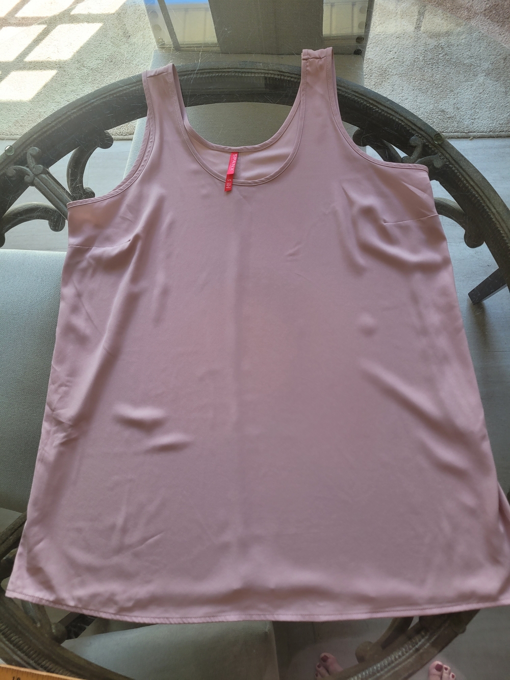 SPANX Women's Perfect Length Top Scoop Neck Tank Top - Nude